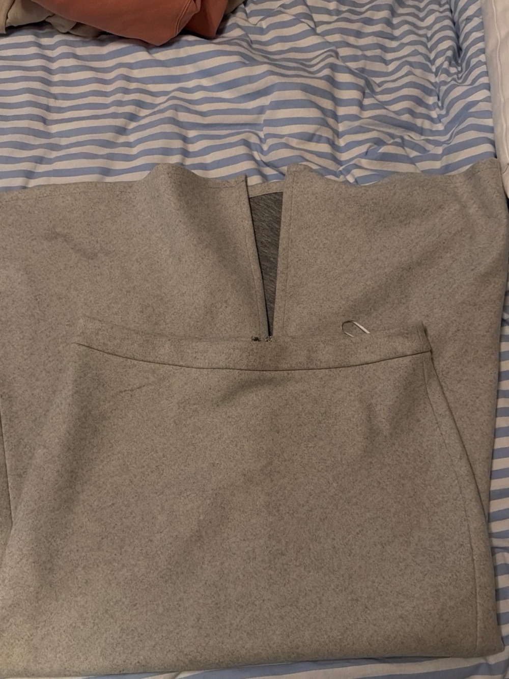 Classic Women's Maxi Skirt in Light Gray
